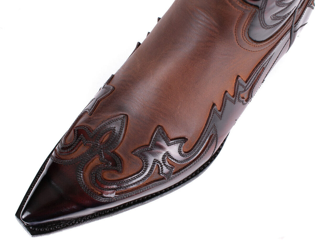 Sendra Boots Cowboy Stiefel 3241 Florentic Fuchsia Sprinter 7004 Unisex Weinrot