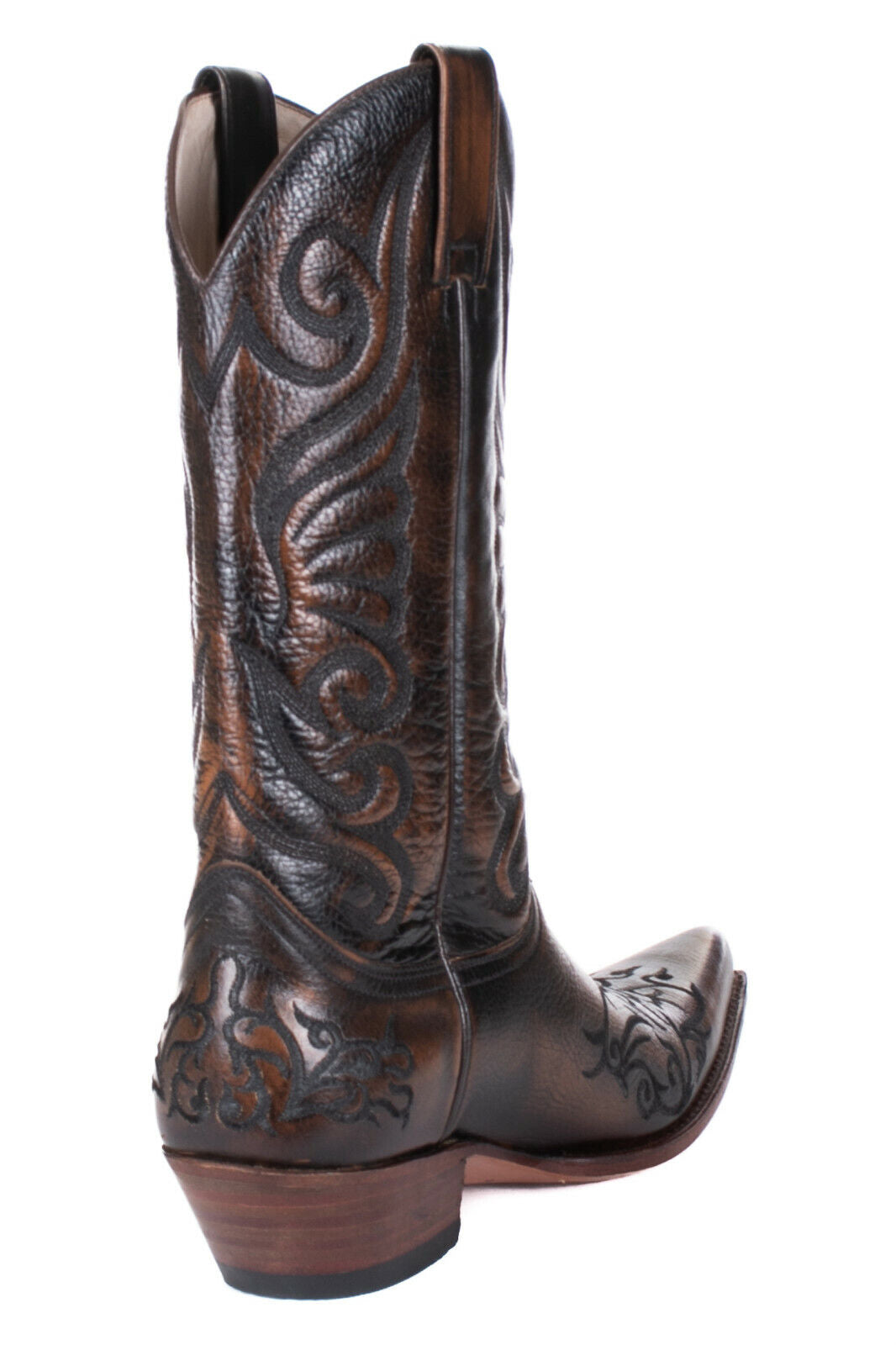 Sendra Boots Cowboy Stiefel 6056 Britnes Flo Marron Herren Braun